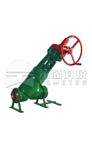 High-pressure hydrogenation Y-type globe valve