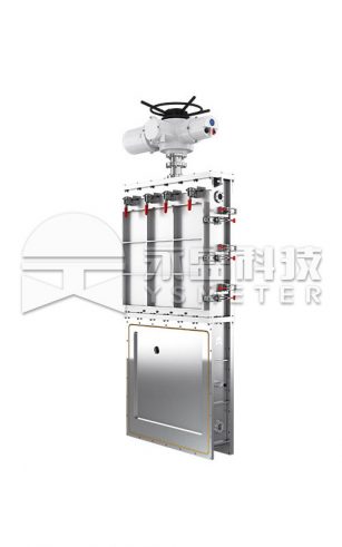 Вакуумный щитовой клапан