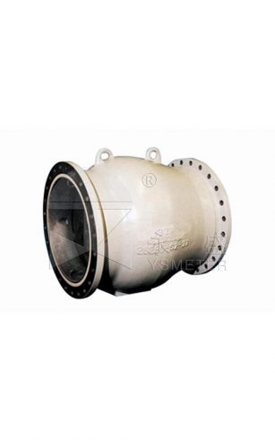 Axial flow check valve